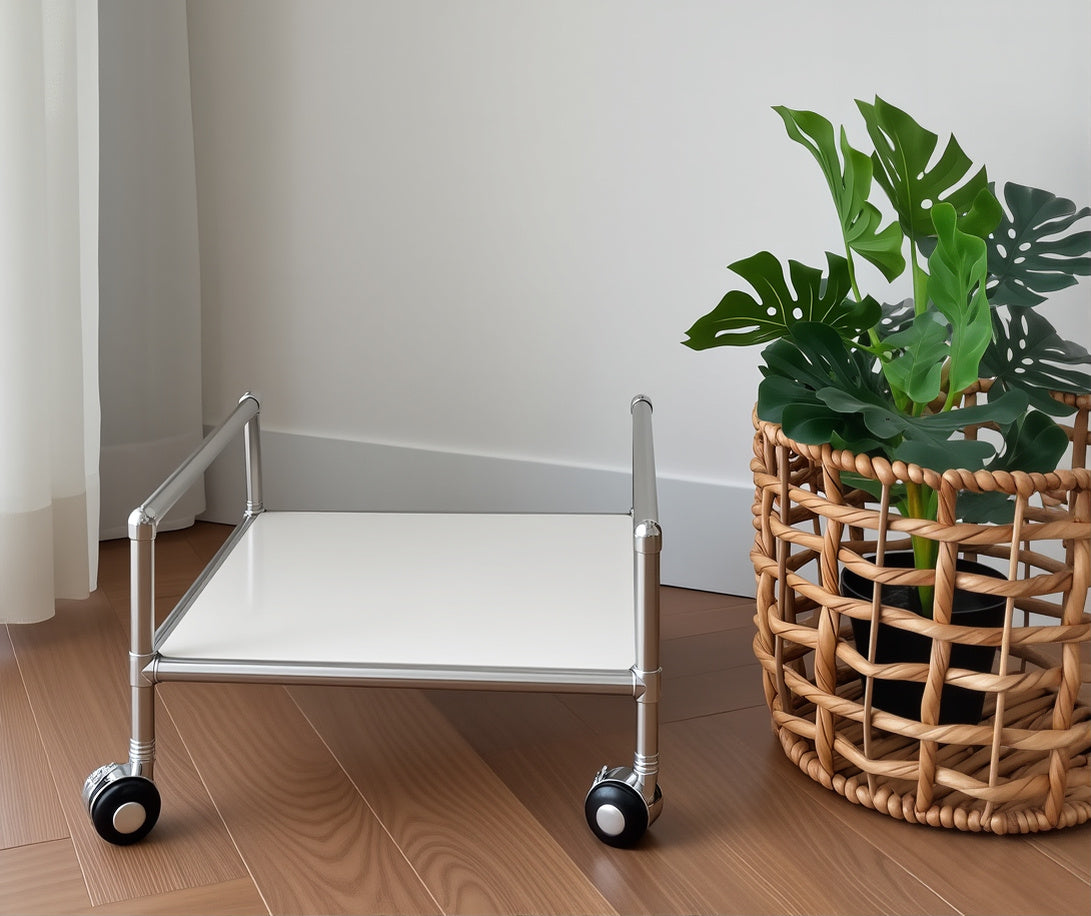 Color Pop Low Rolling Storage Platform