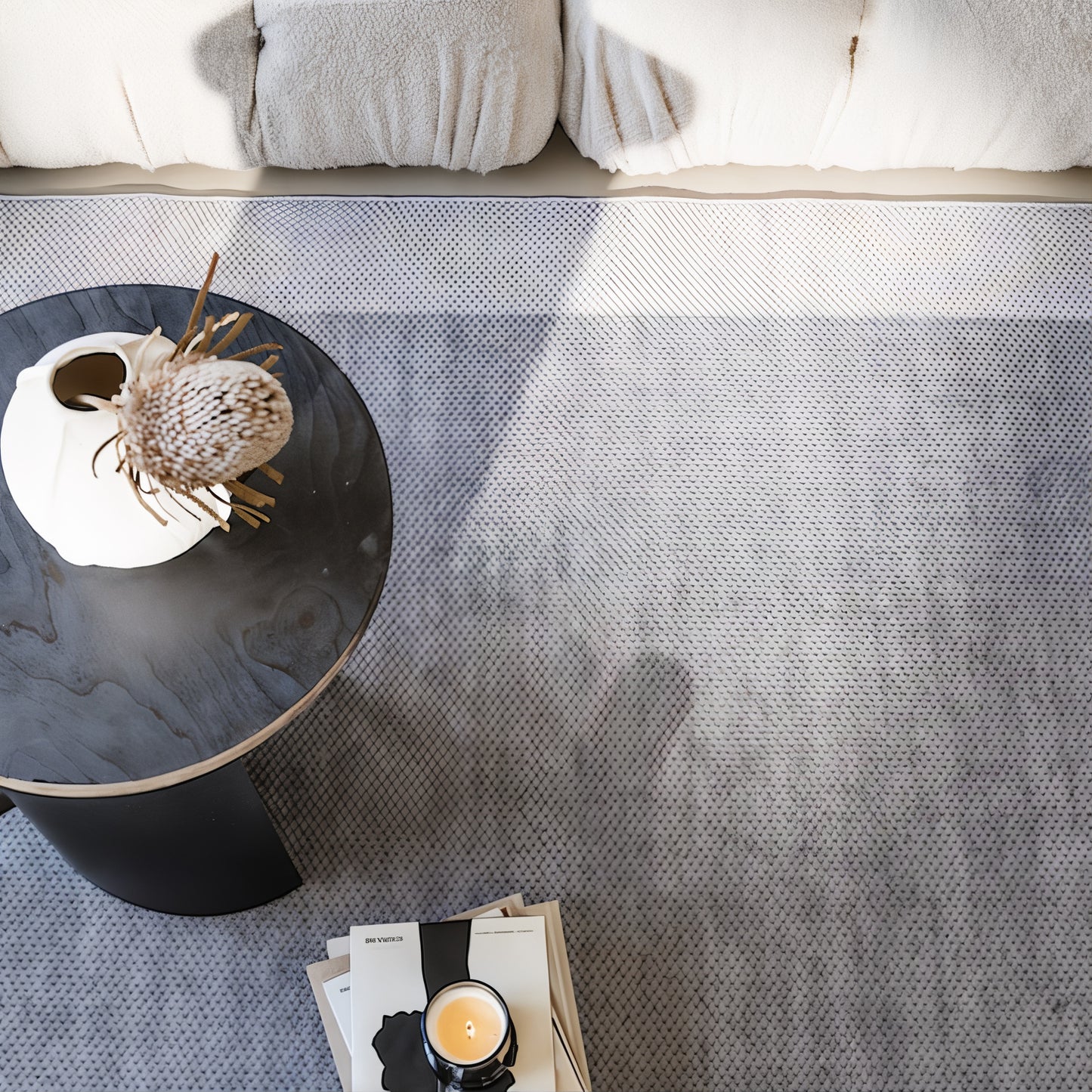 Border Pattern Washable Rug