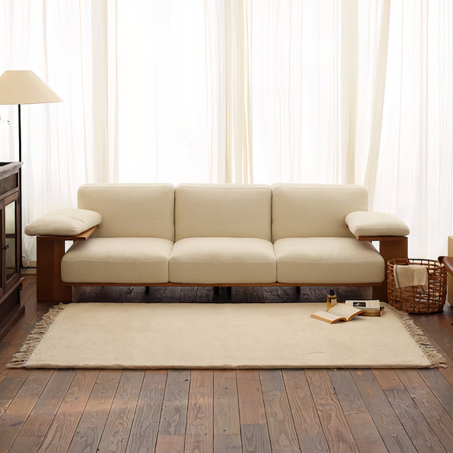 Textured Tassel Edge Rug