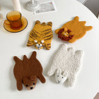 Cute Animal Wool Coasters