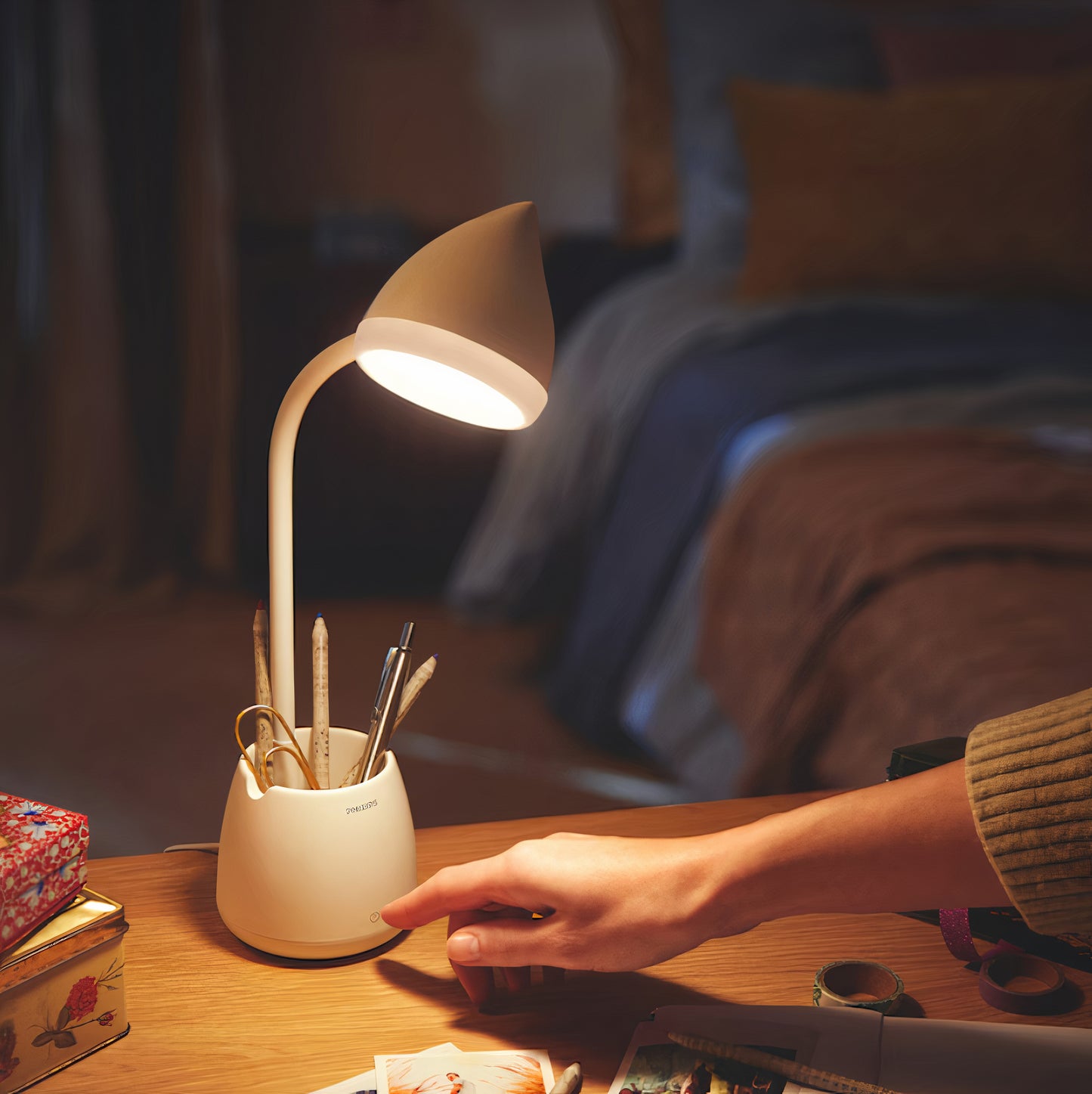 Droplet Lamp and Pen Holder