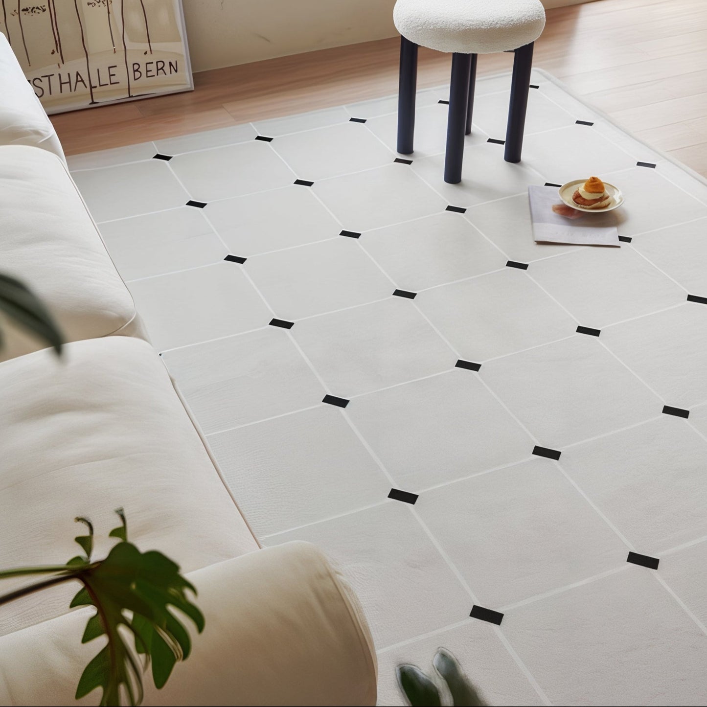 Microfiber Graphic Rug