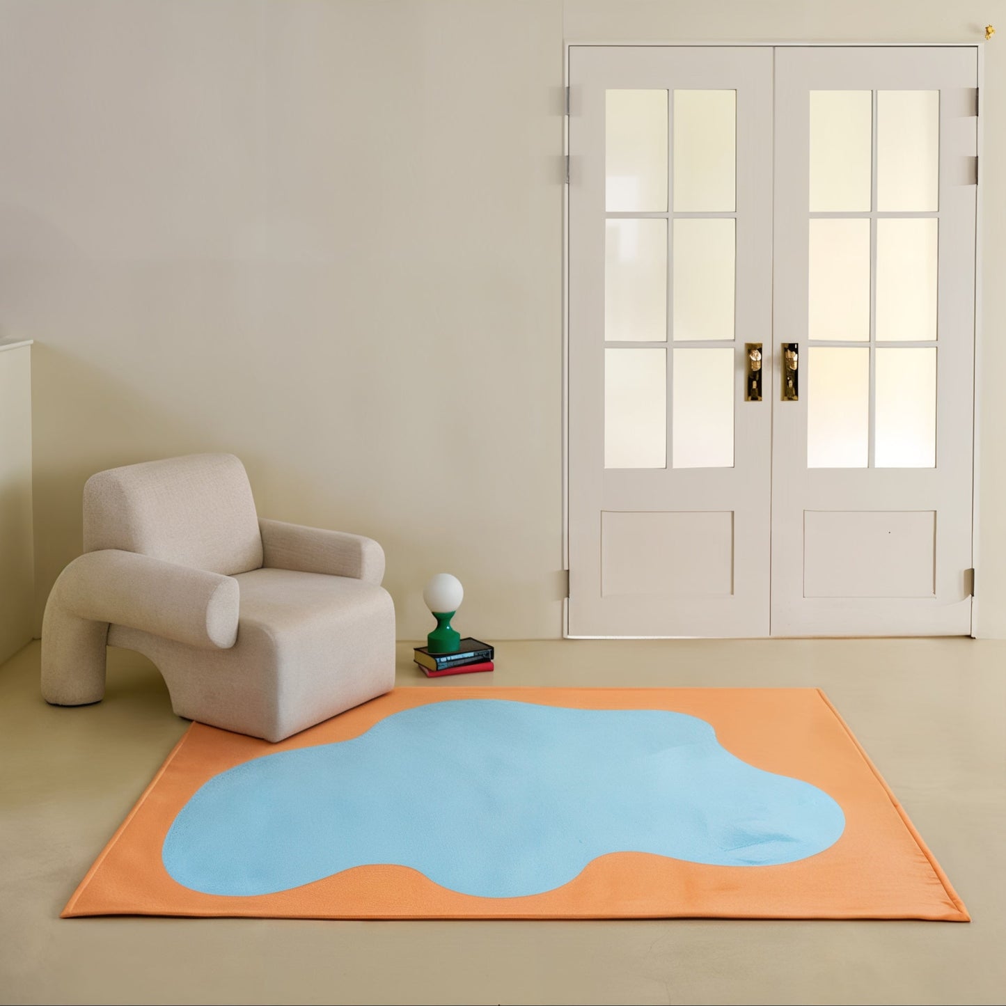 Microfiber Graphic Rug