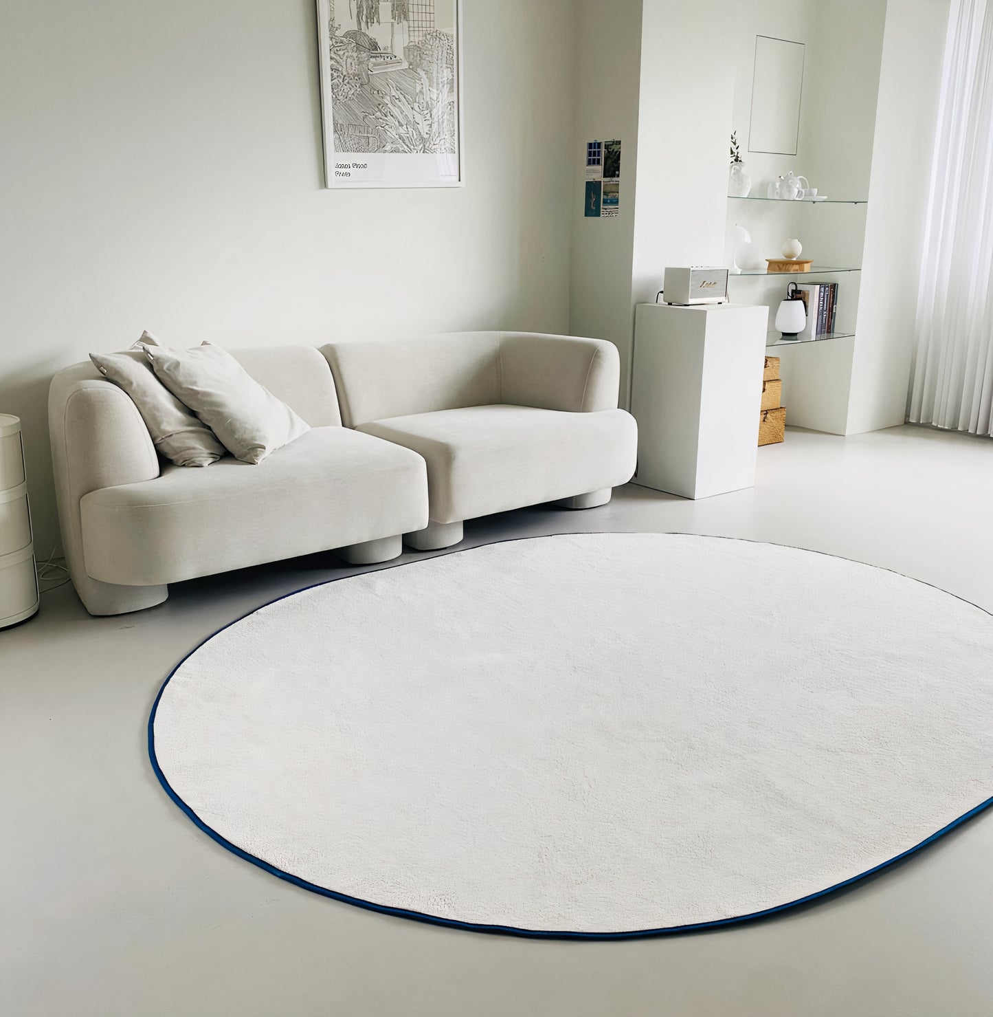 Washable Oval Area Rug