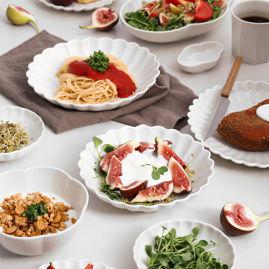 Syracuse Frise Glossy Dinnerware Set for 4 (16-Piece)
