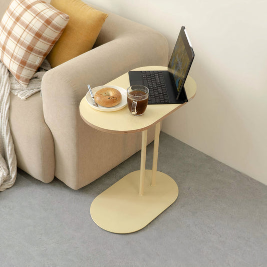 Slim C-Side Sofa Table