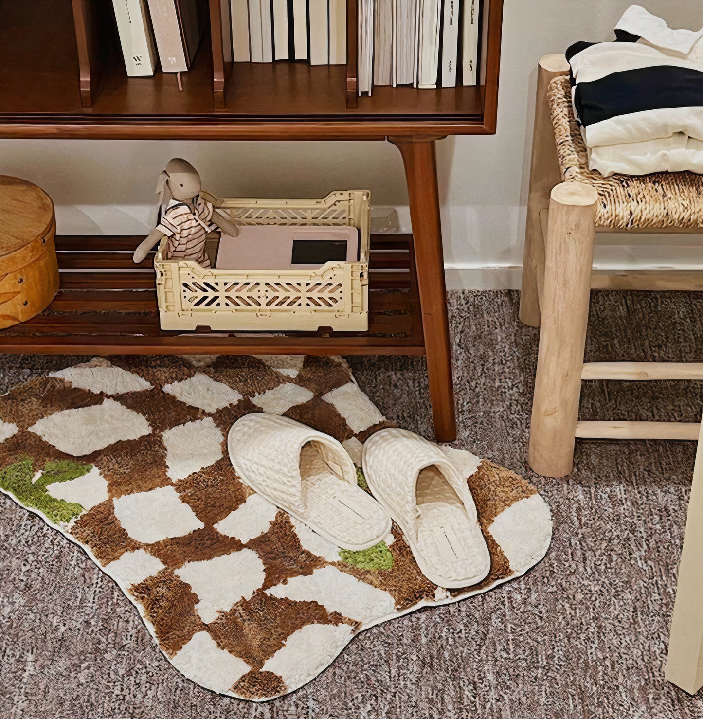 Checkered Accent Rug