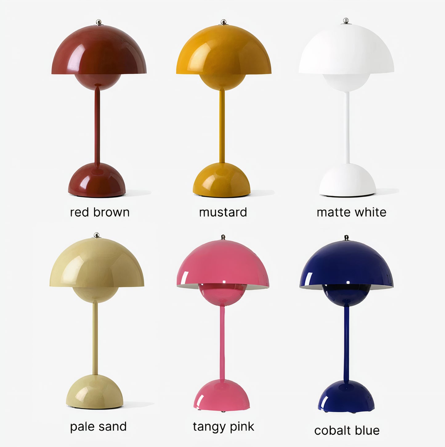Gloss Dome Cordless Table Lamp