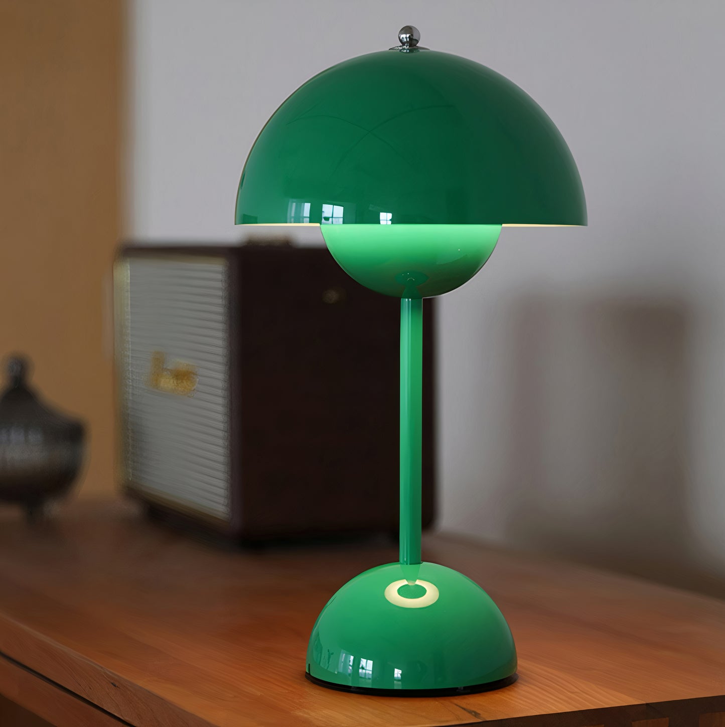 Gloss Dome Cordless Table Lamp