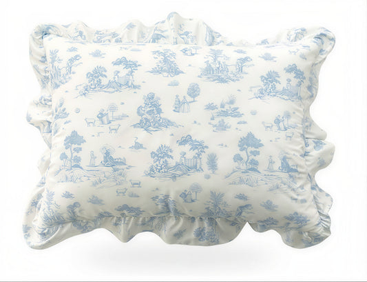 Hotel Style Dust-Free Frill Pillowcase - detail view