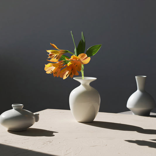 Brims Glossy Mini Ceramic Vase