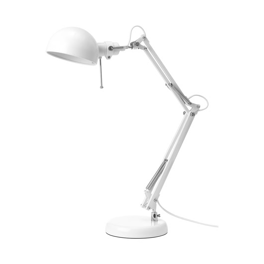 Adjustable Chrome Task Lamp