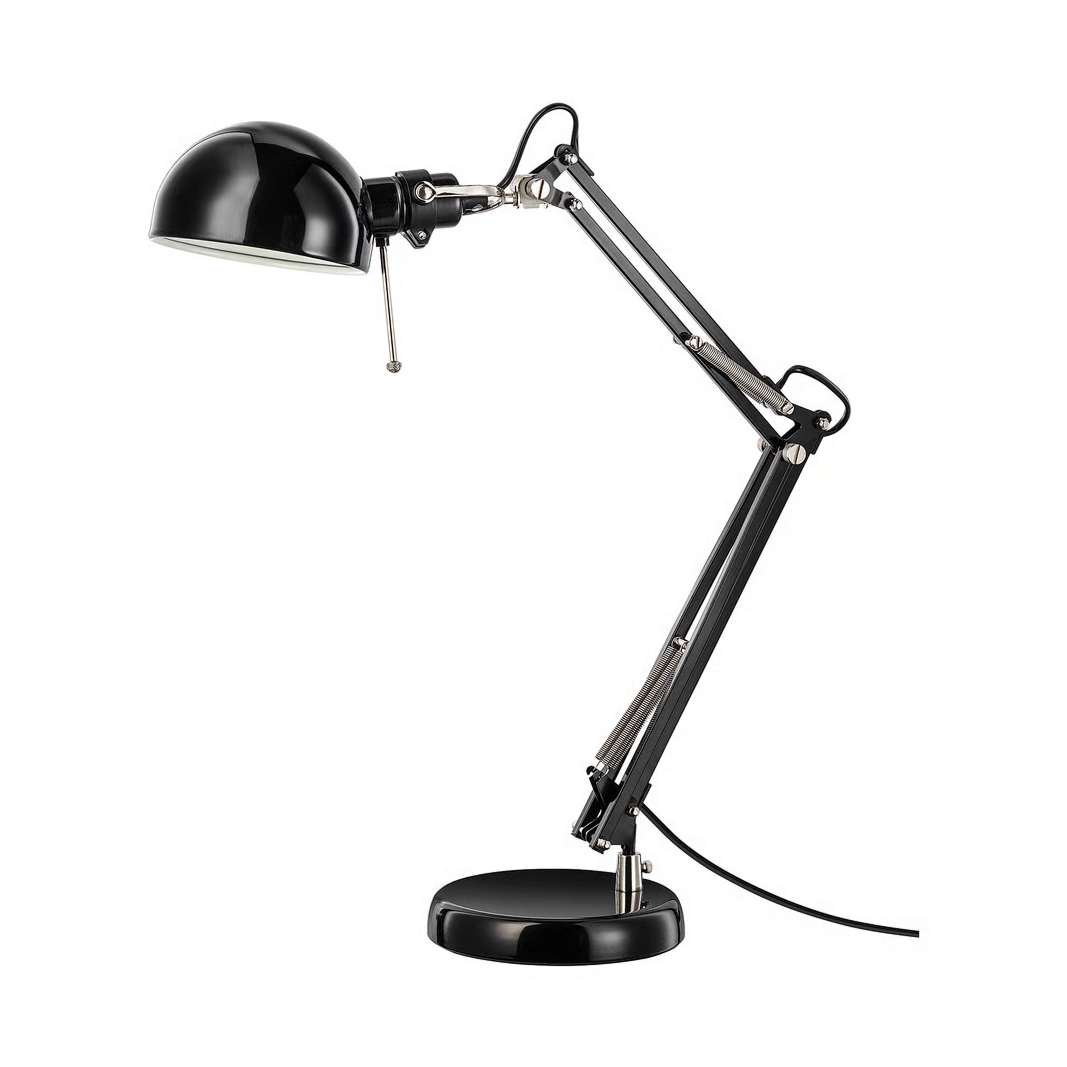 Adjustable Chrome Task Lamp