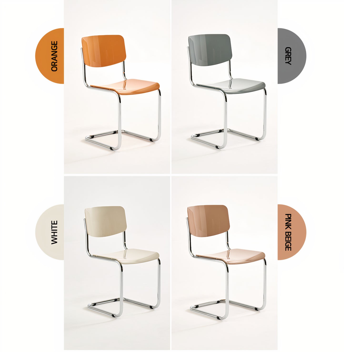 Glossy Cantilever Chair