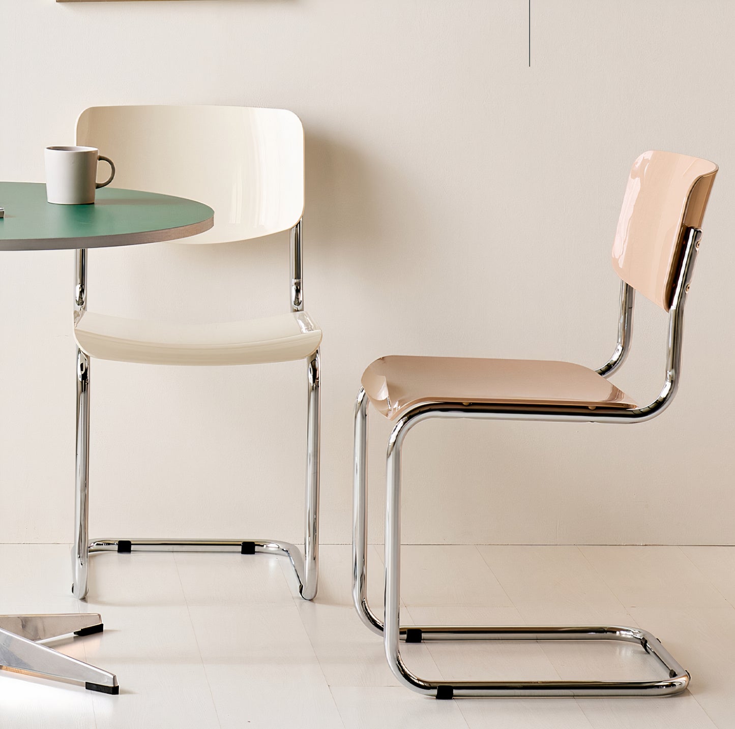 Glossy Cantilever Chair