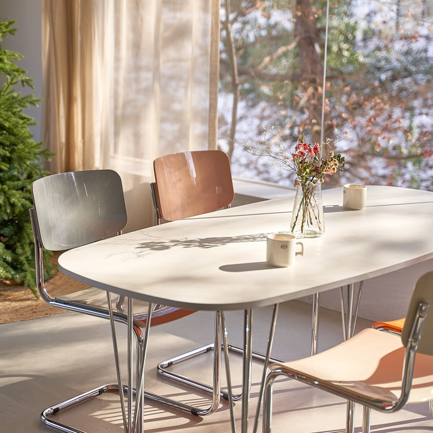 Glossy Cantilever Chair