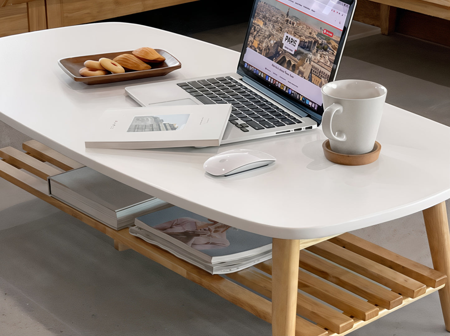 Foldable Wooden Coffee Table