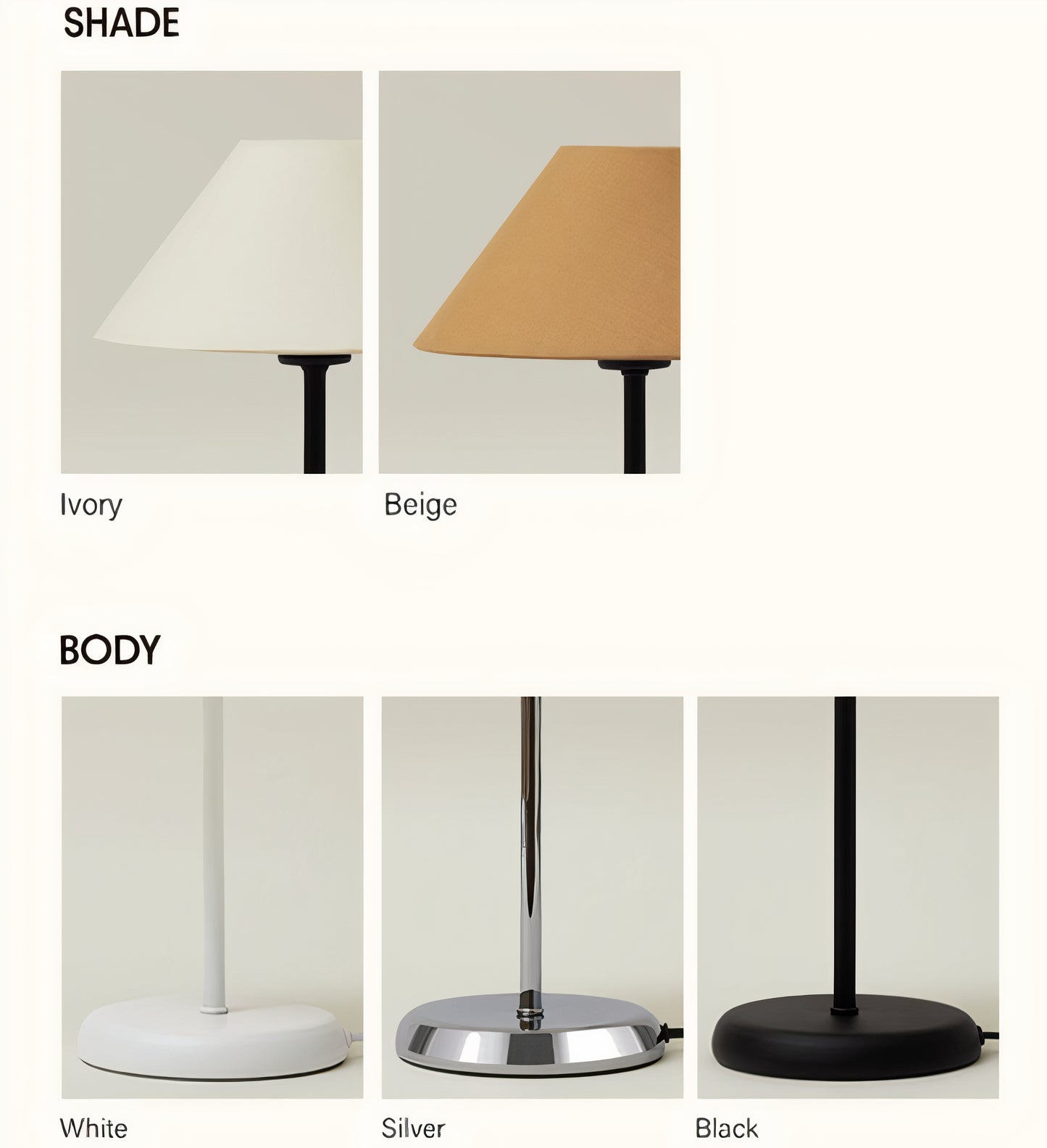 Warm Beige Table Lamp