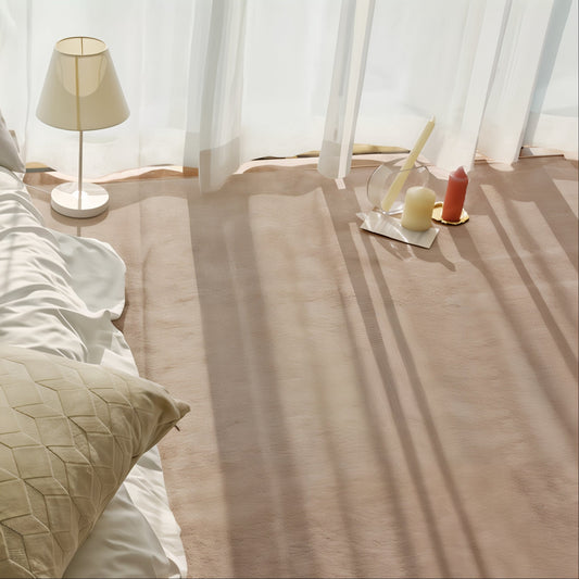 Minimalist Microfiber Accent Rug