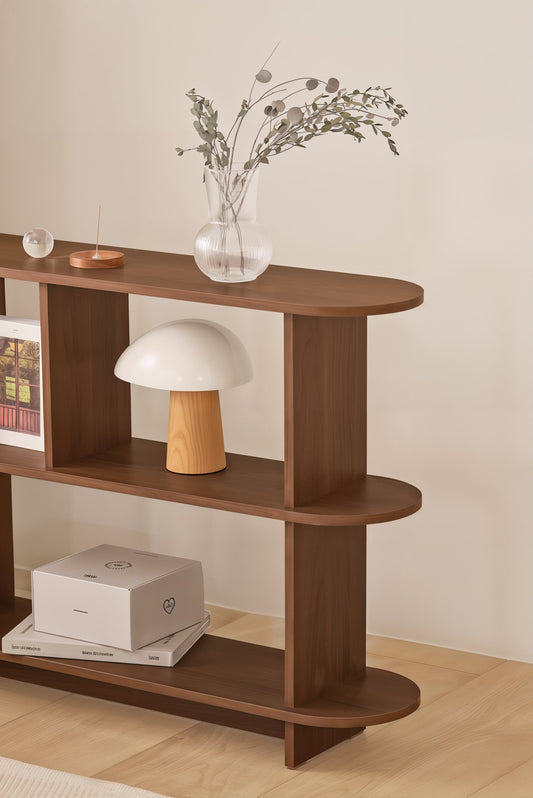 3-Tier Round Edge Open Shelf
