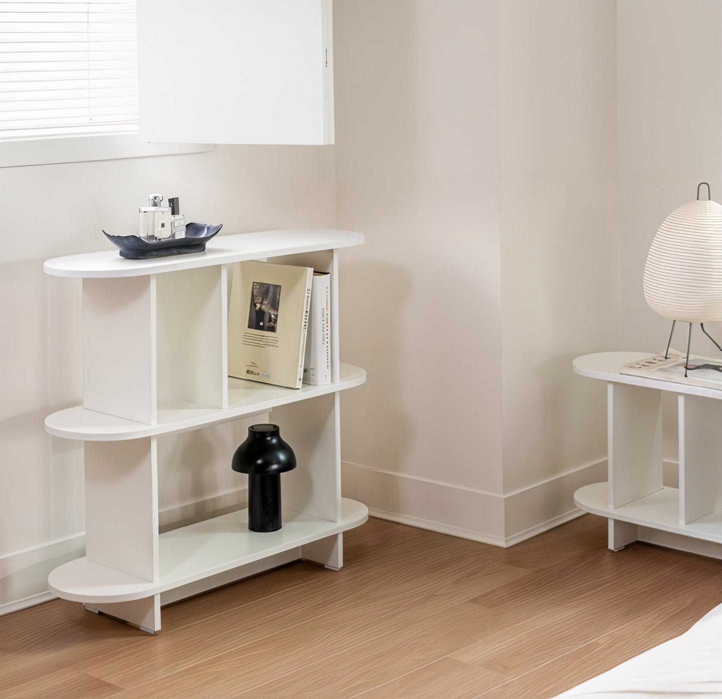 3-Tier Round Edge Open Shelf