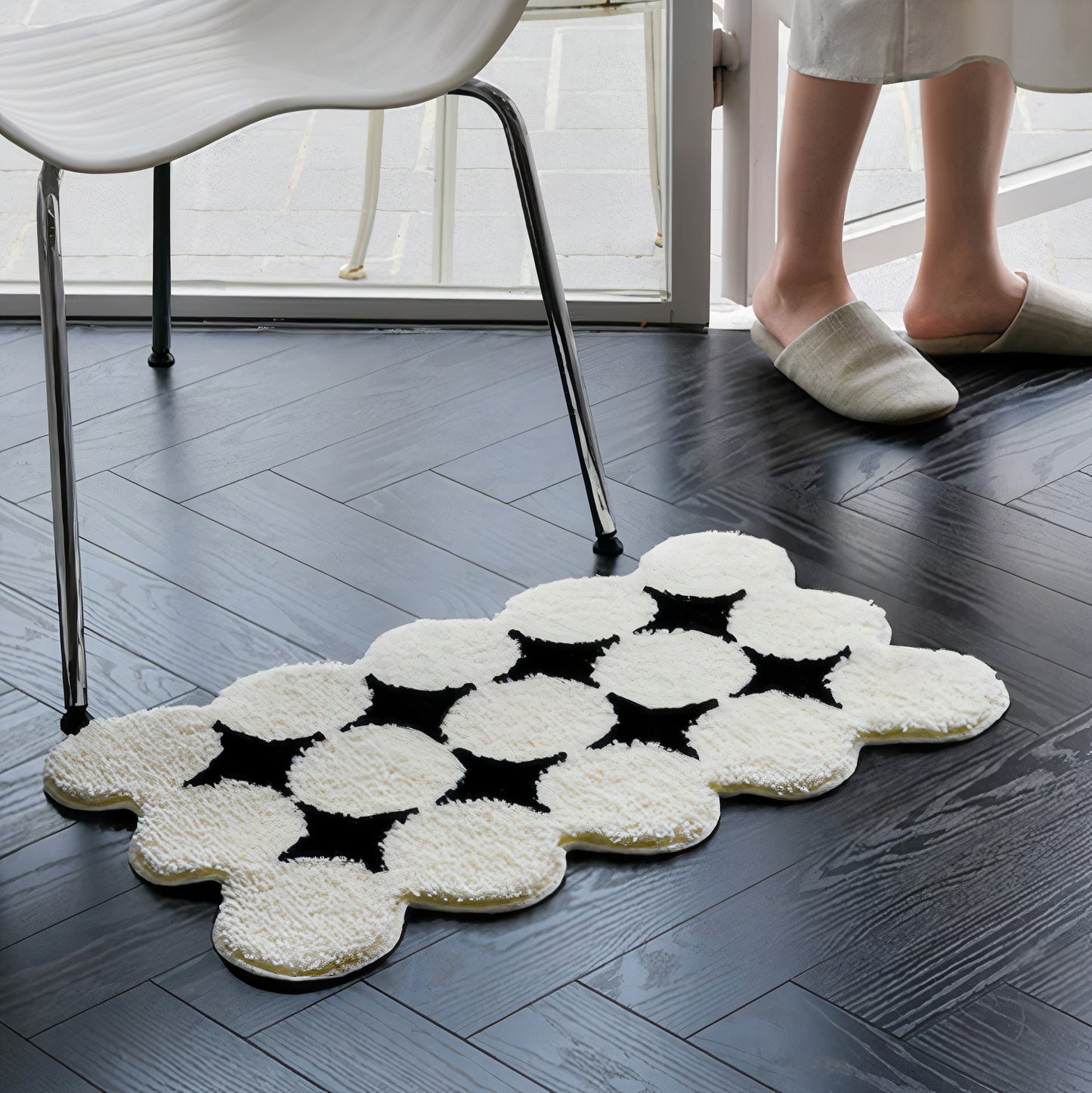 Tufted Mini Rug / Bath Mat