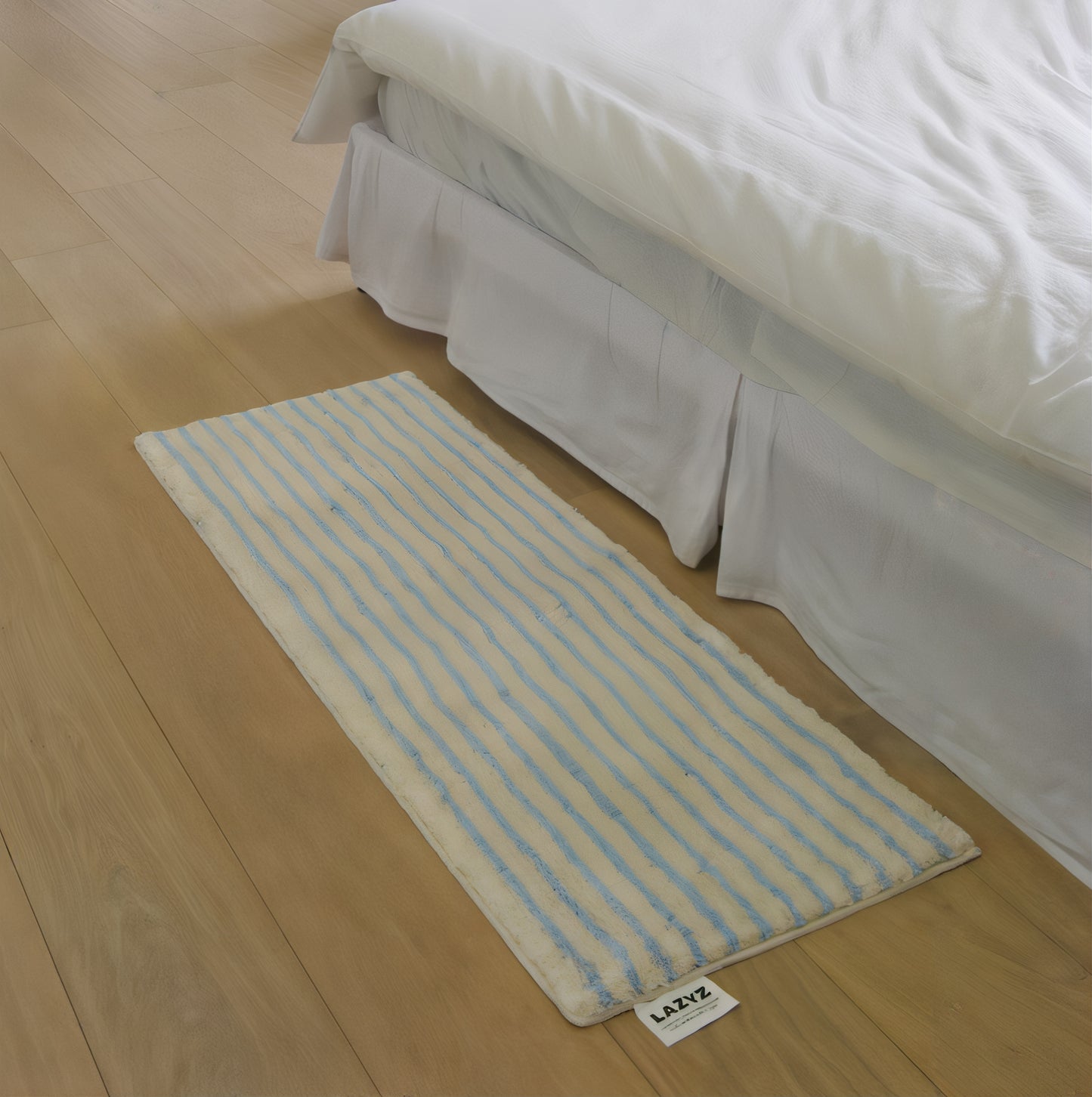 Striped Bath & Kitchen Rug
