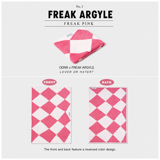 ODNR Sorbet Argyle Premium Hotel Towel Set (6-Piece)