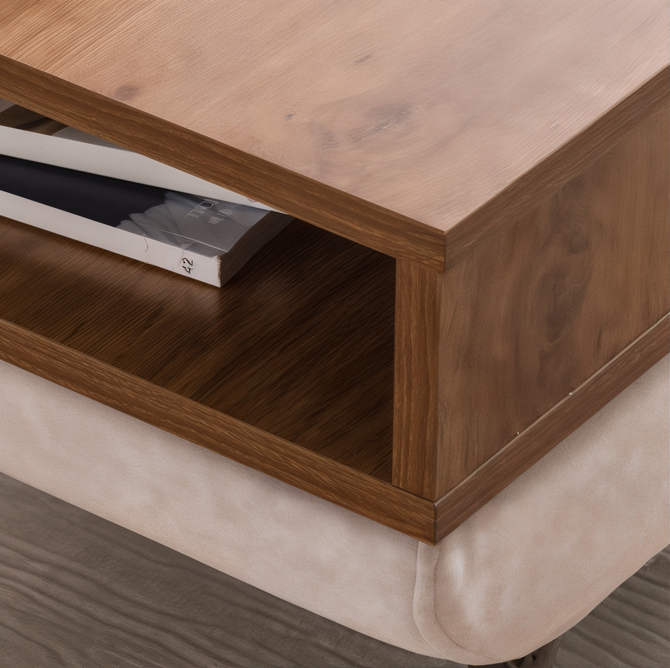 Fabric Storage Coffee Table