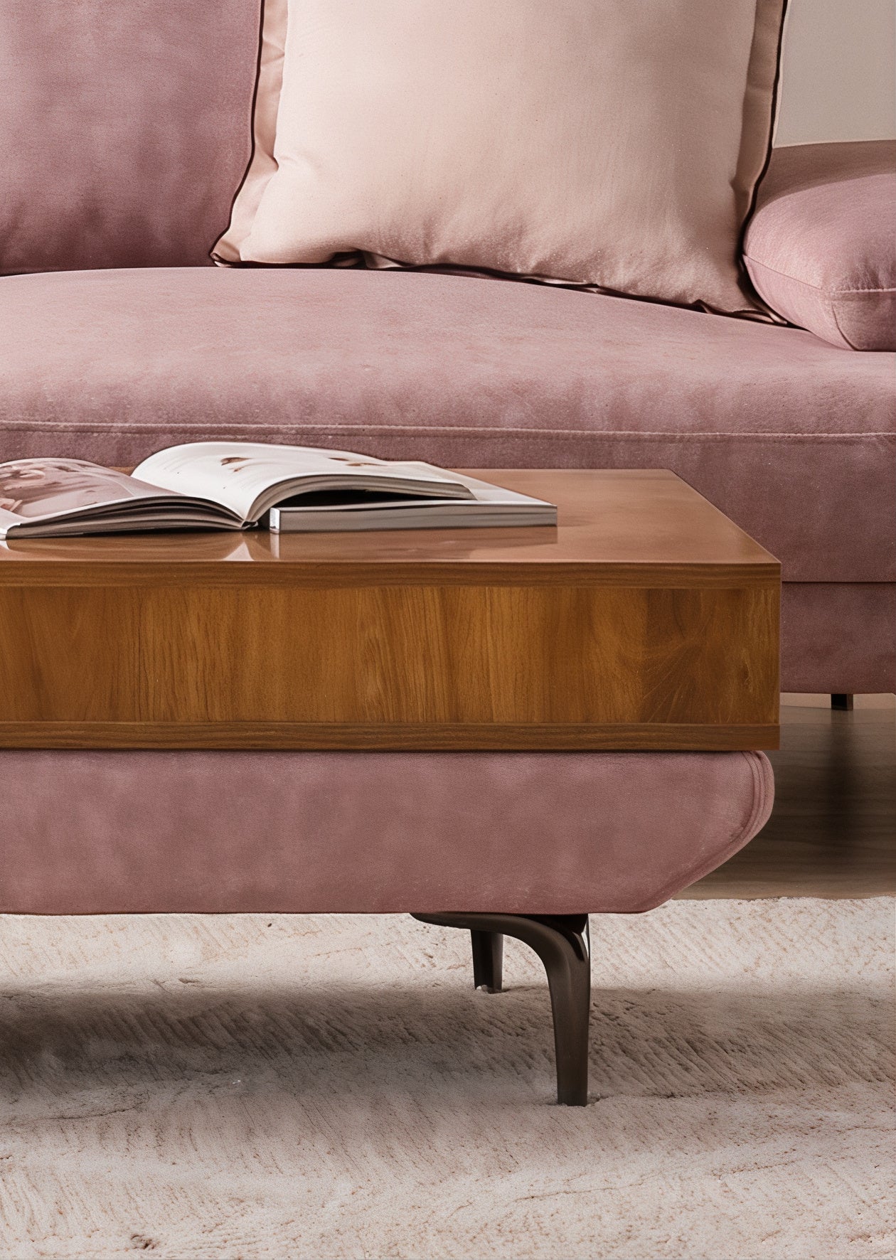 Fabric Storage Coffee Table