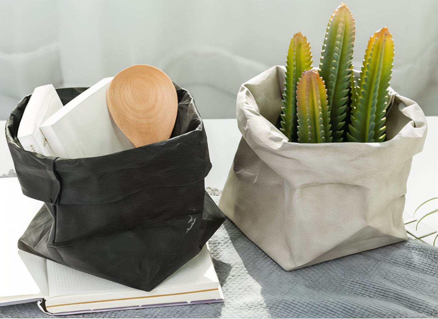 Washable Kraft Paper Planter Cover