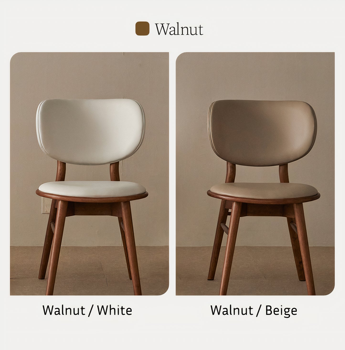 Solid Wood Cushioned Dining Chair