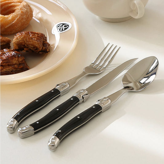 Classic Handle Cutlery 3-Piece Set for 2