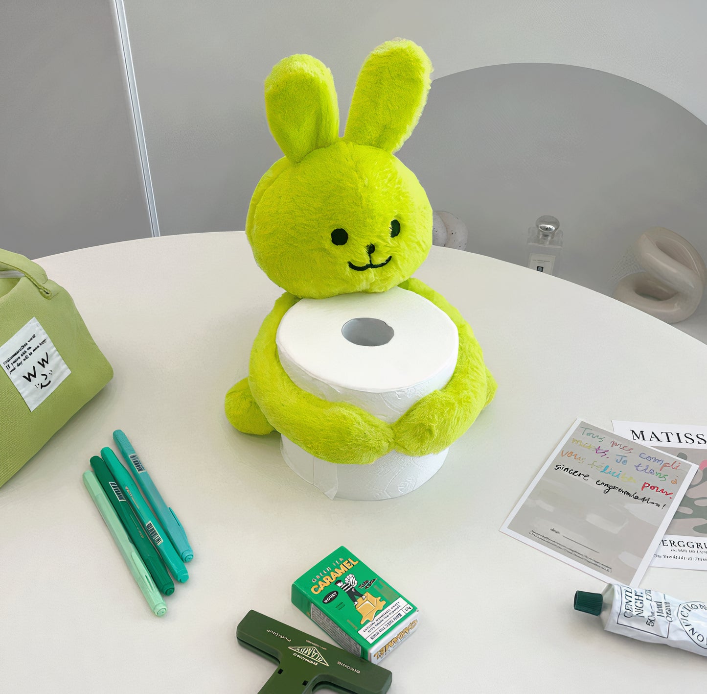 Hug Rabbit Toilet Paper Holder