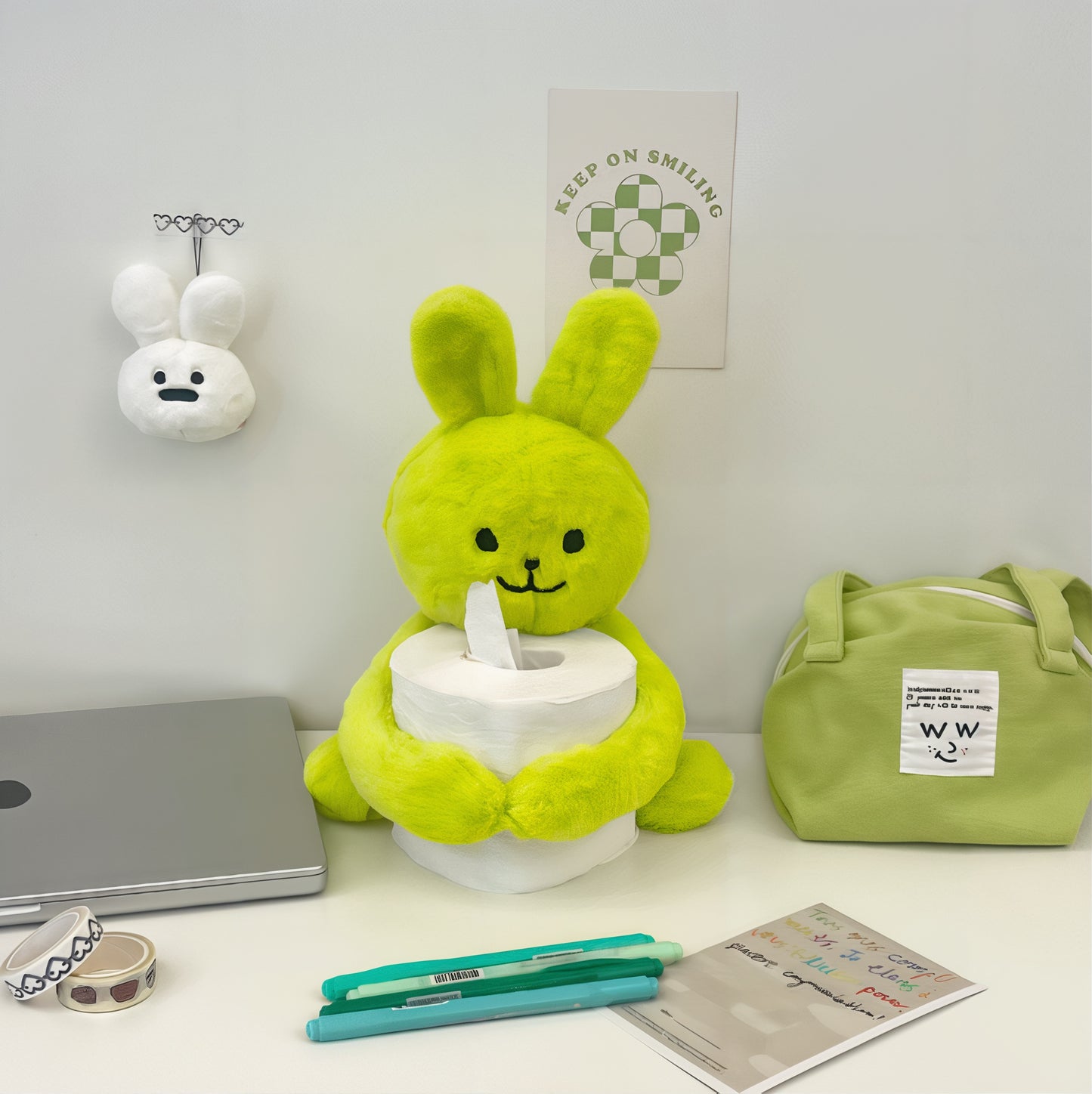 Hug Rabbit Toilet Paper Holder