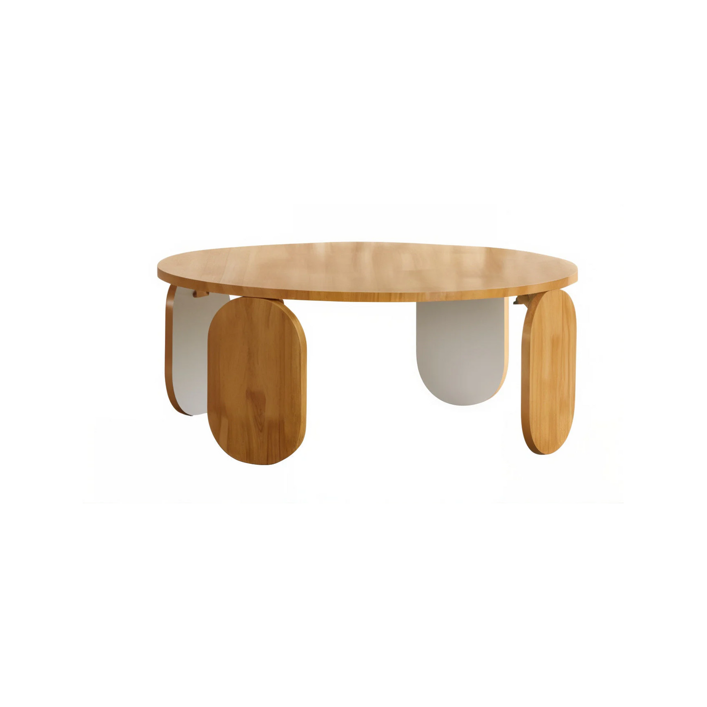Louis Modular Foldable Wooden Coffee Table