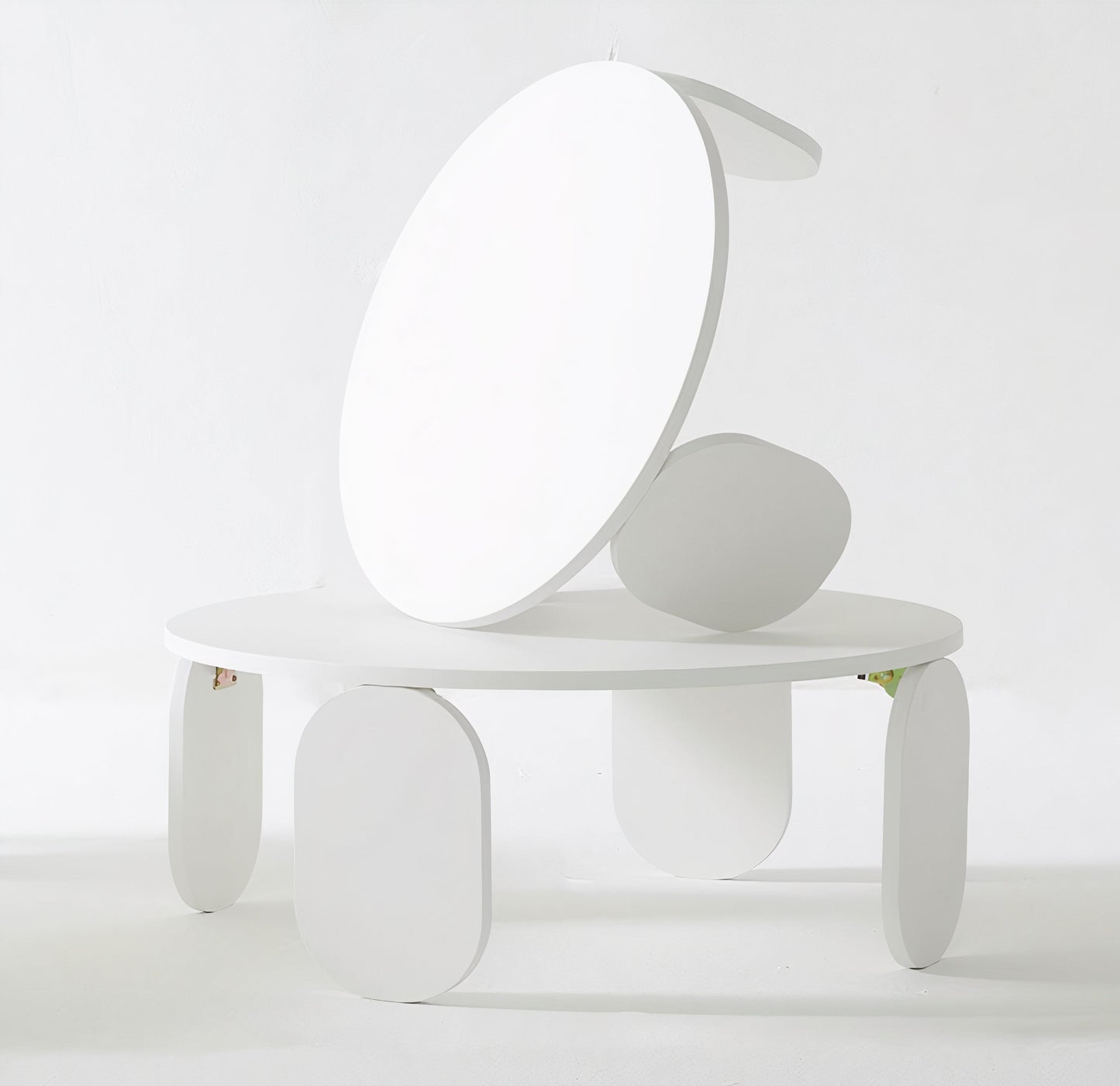 Louis Modular Foldable Wooden Coffee Table