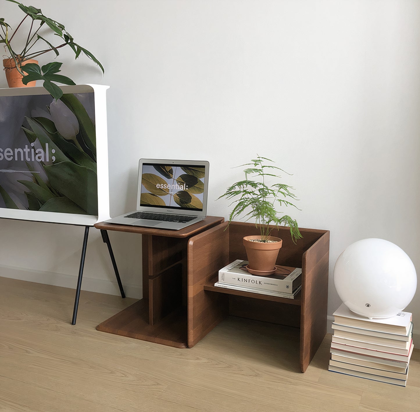 Multipurpose Cube Storage Table