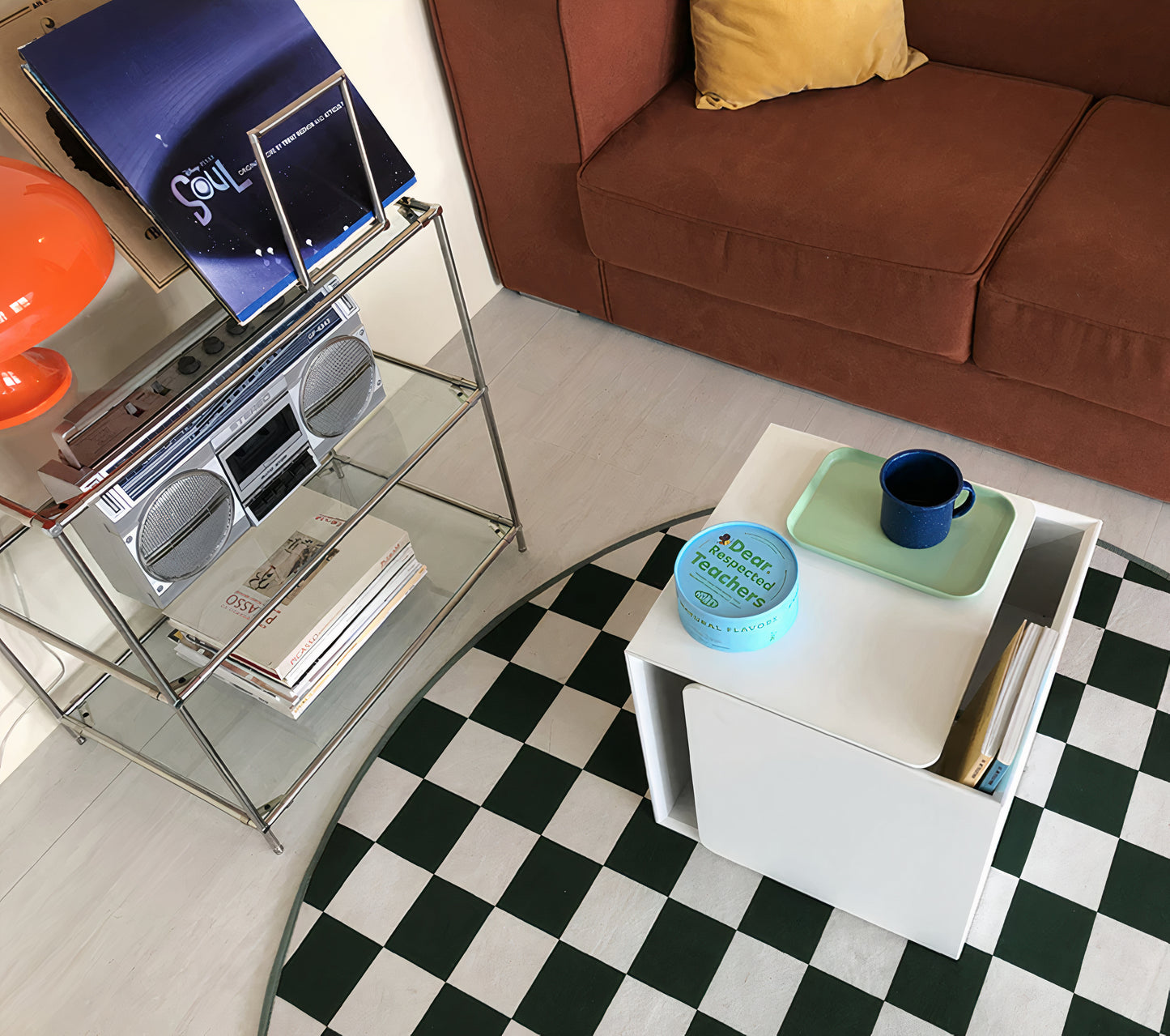 Multipurpose Cube Storage Table
