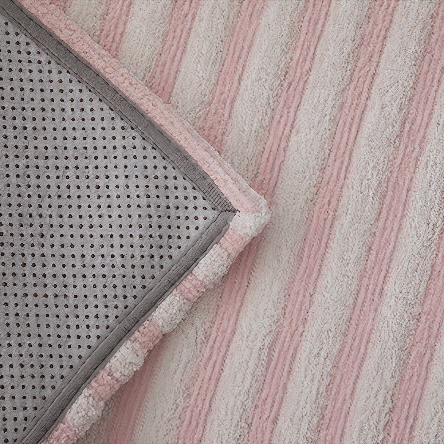 Point Striped Textured Rug