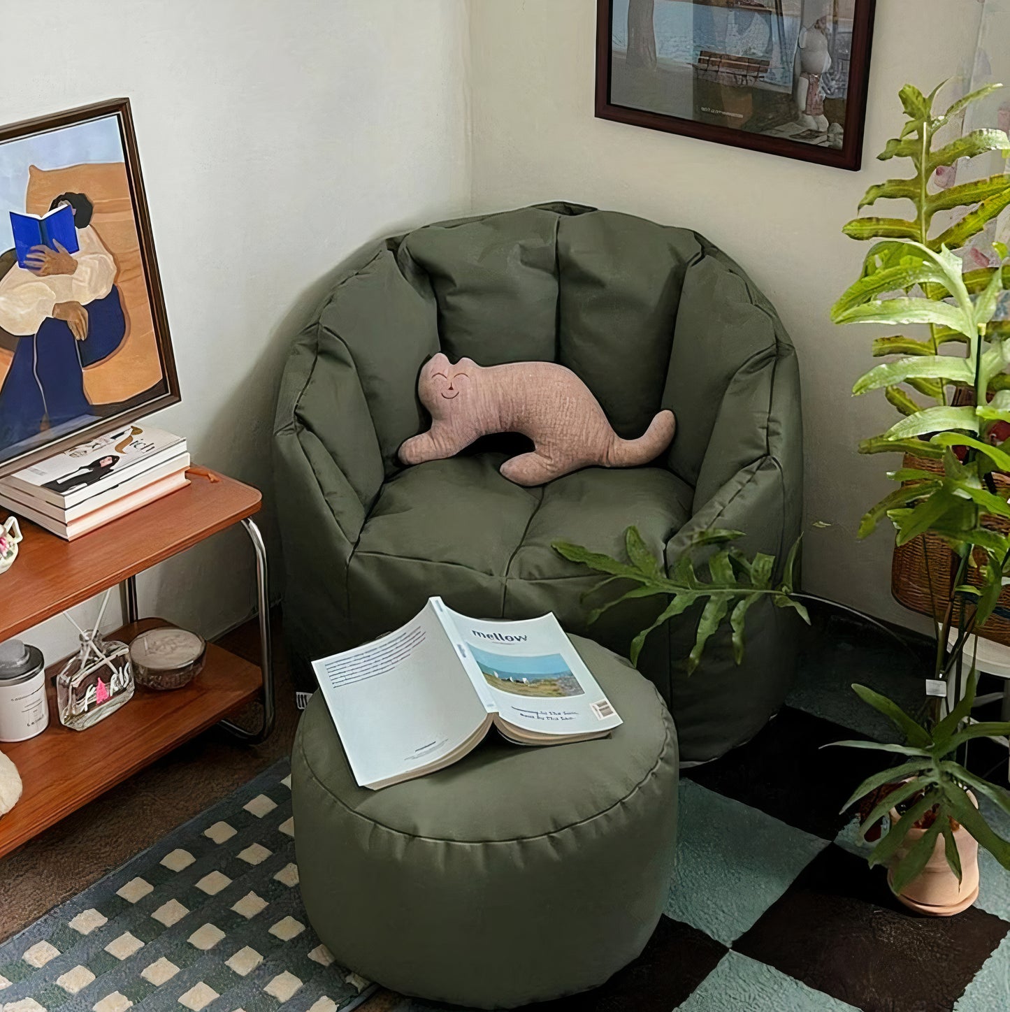 Shell Bean Bag Chair Set