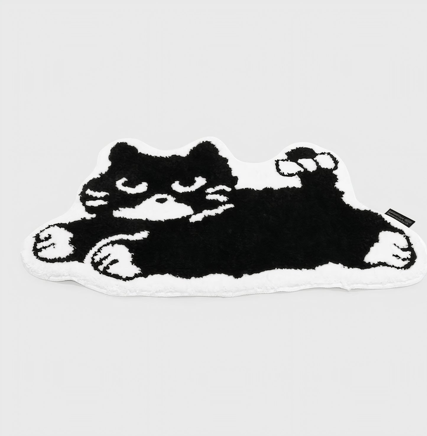 Black Cat Tufted Rug