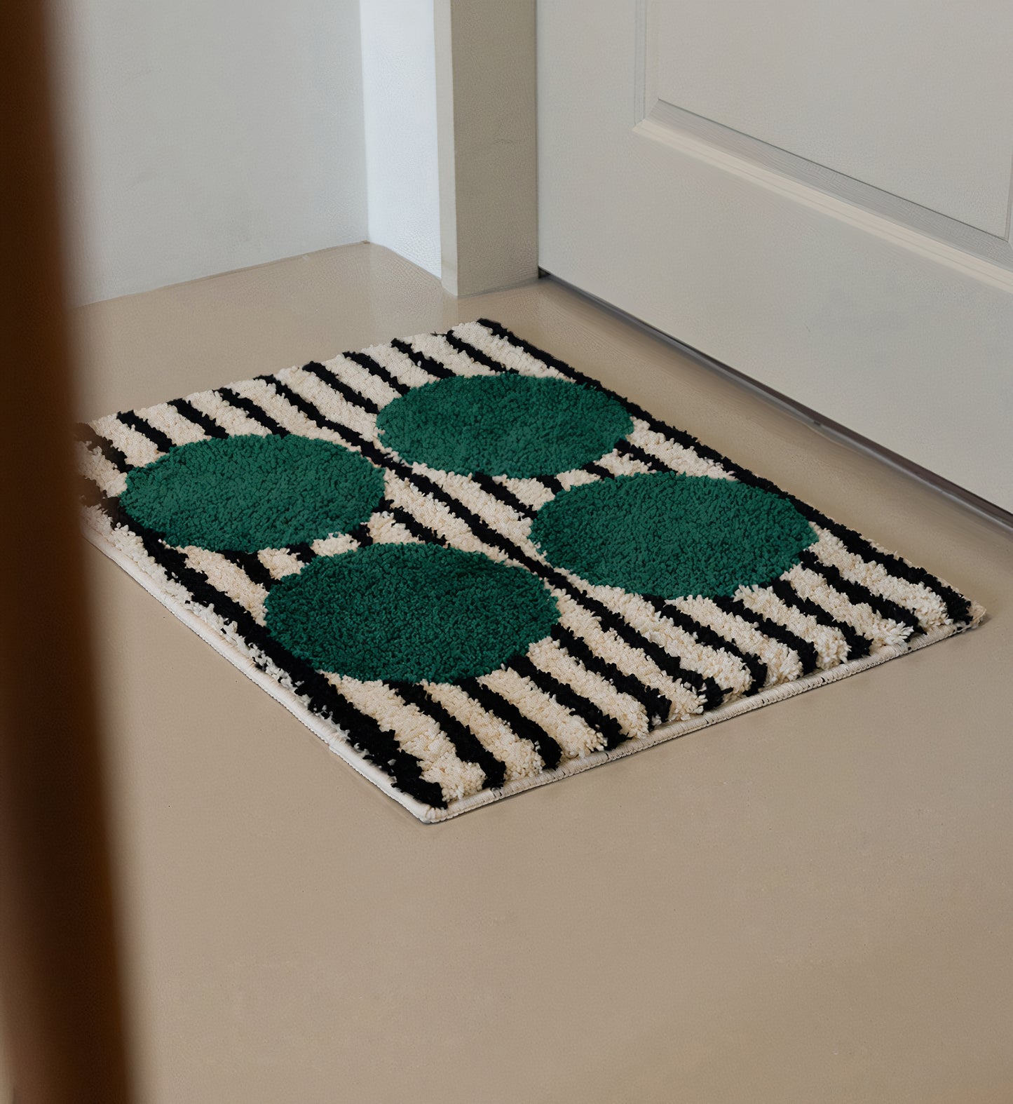 Fluffy Jacquard Door Mats