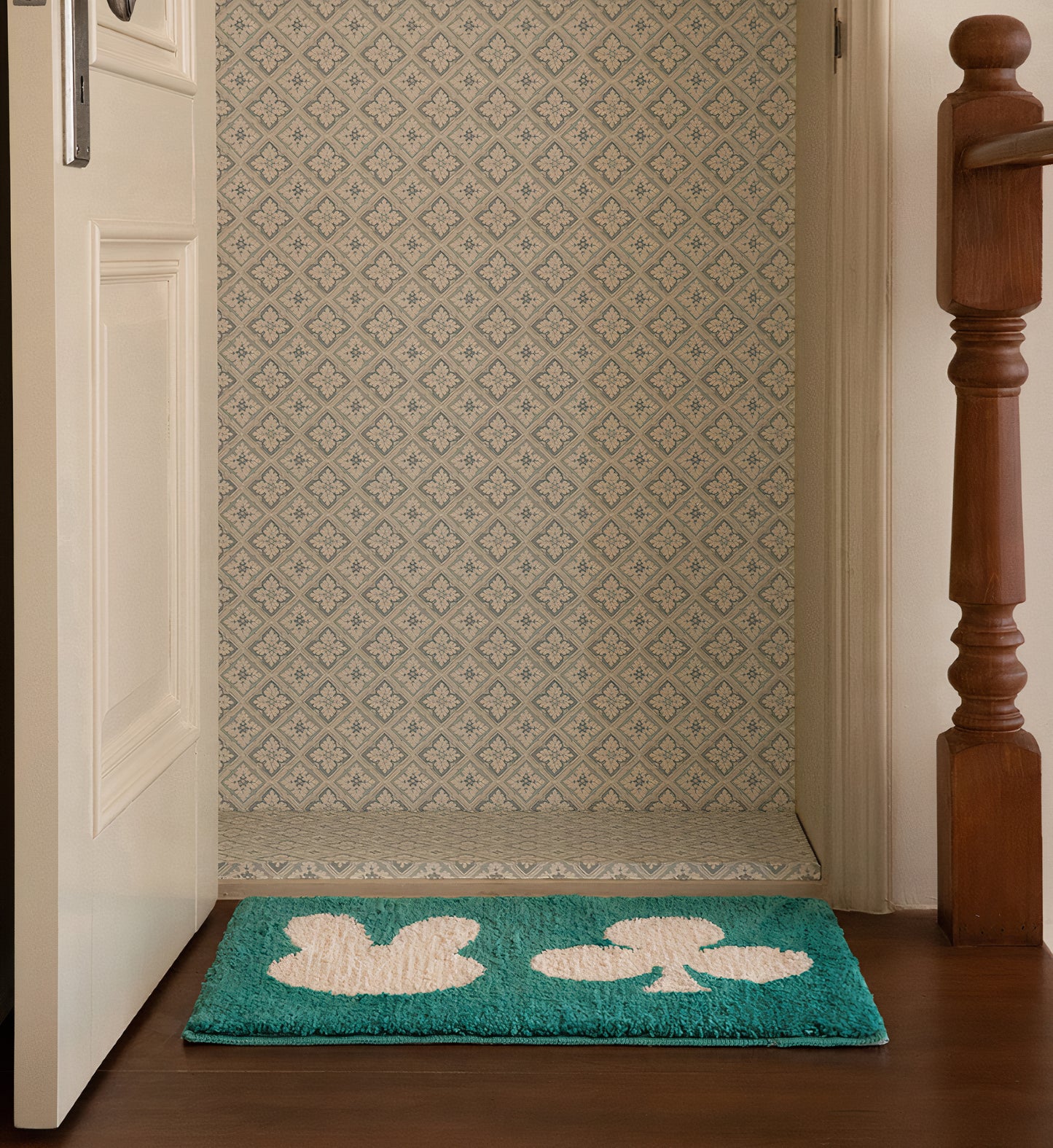 Fluffy Jacquard Door Mats
