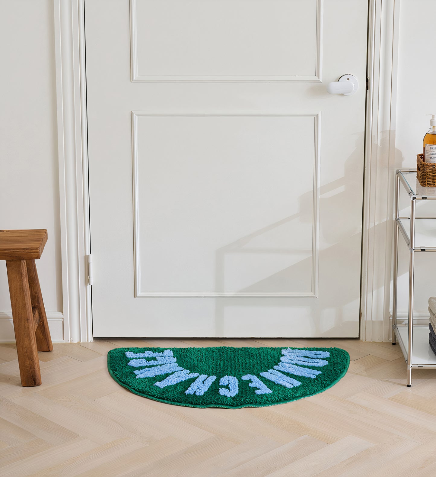 Fluffy Jacquard Door Mats