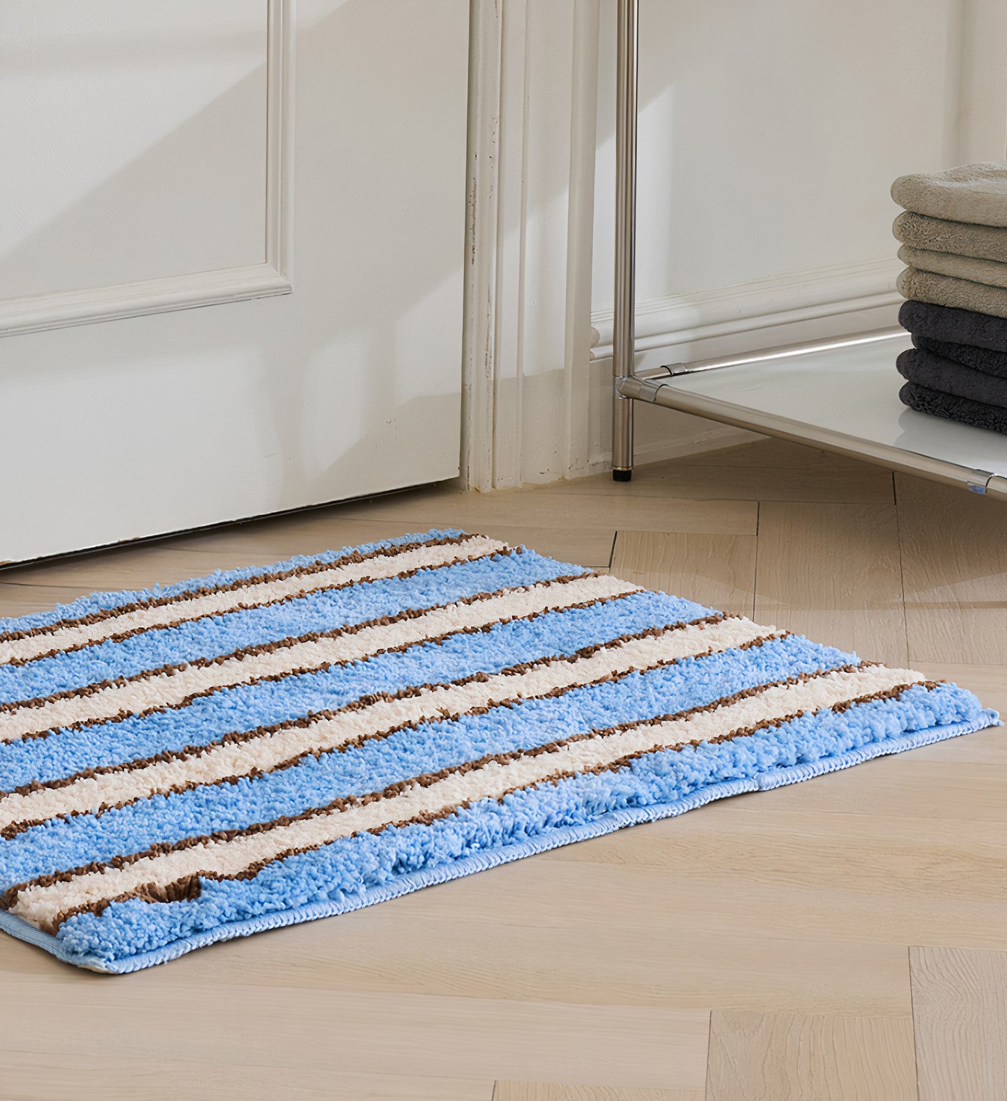Fluffy Jacquard Door Mats