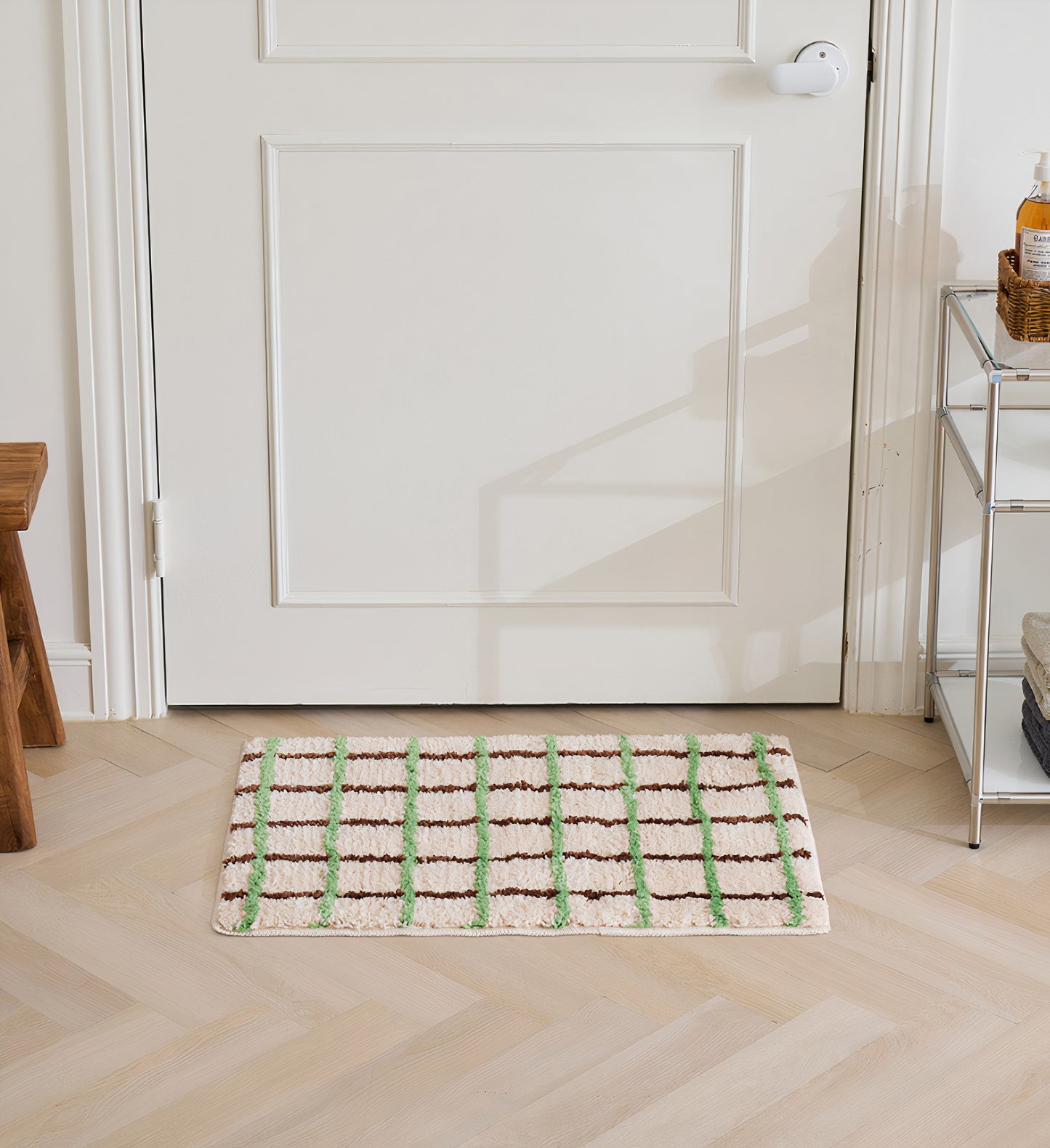 Fluffy Jacquard Door Mats