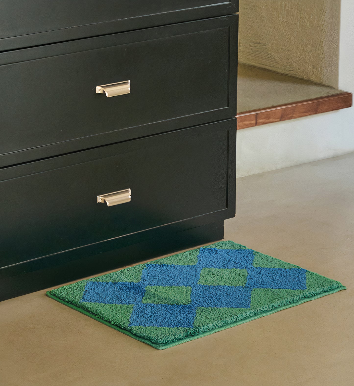 Fluffy Jacquard Door Mats