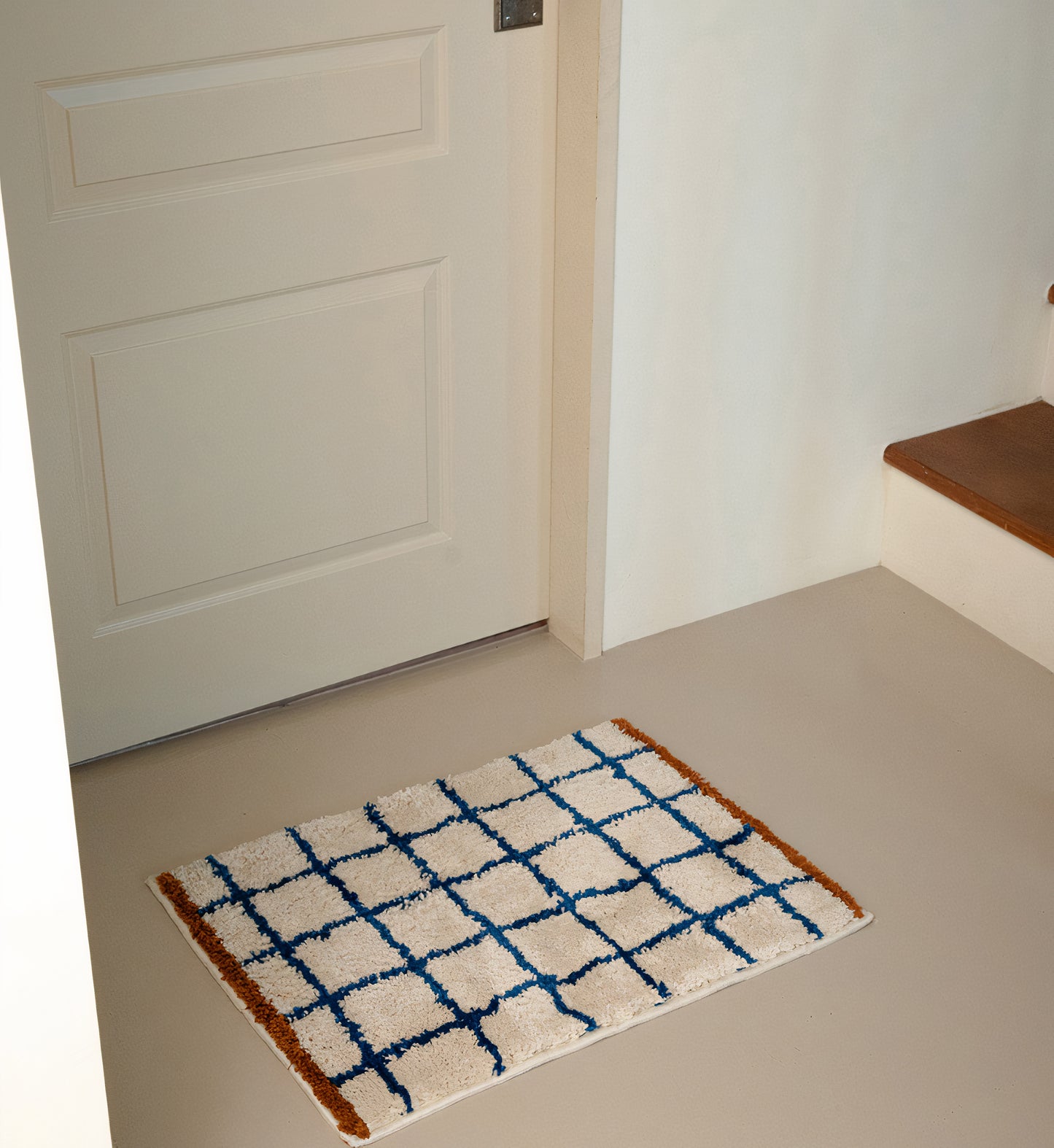 Fluffy Jacquard Door Mats
