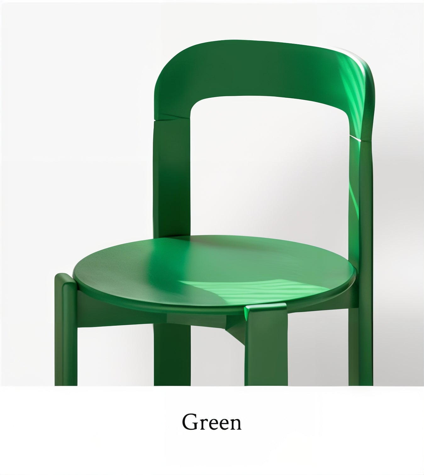 Solid Wood Curve Back Dining Chair